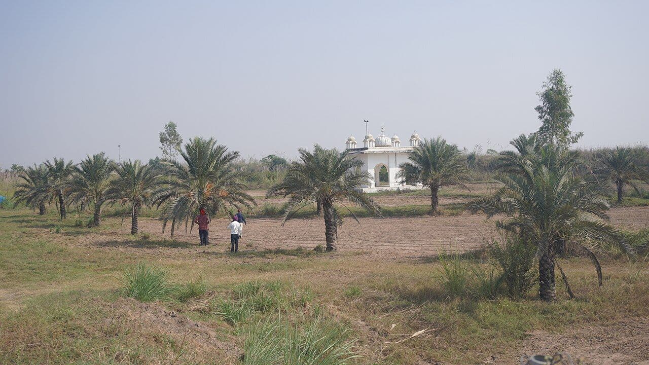 Fields at Gurdwara Darbar Sahib Kartarpur where, by tradition, Guru Nanak farmed
