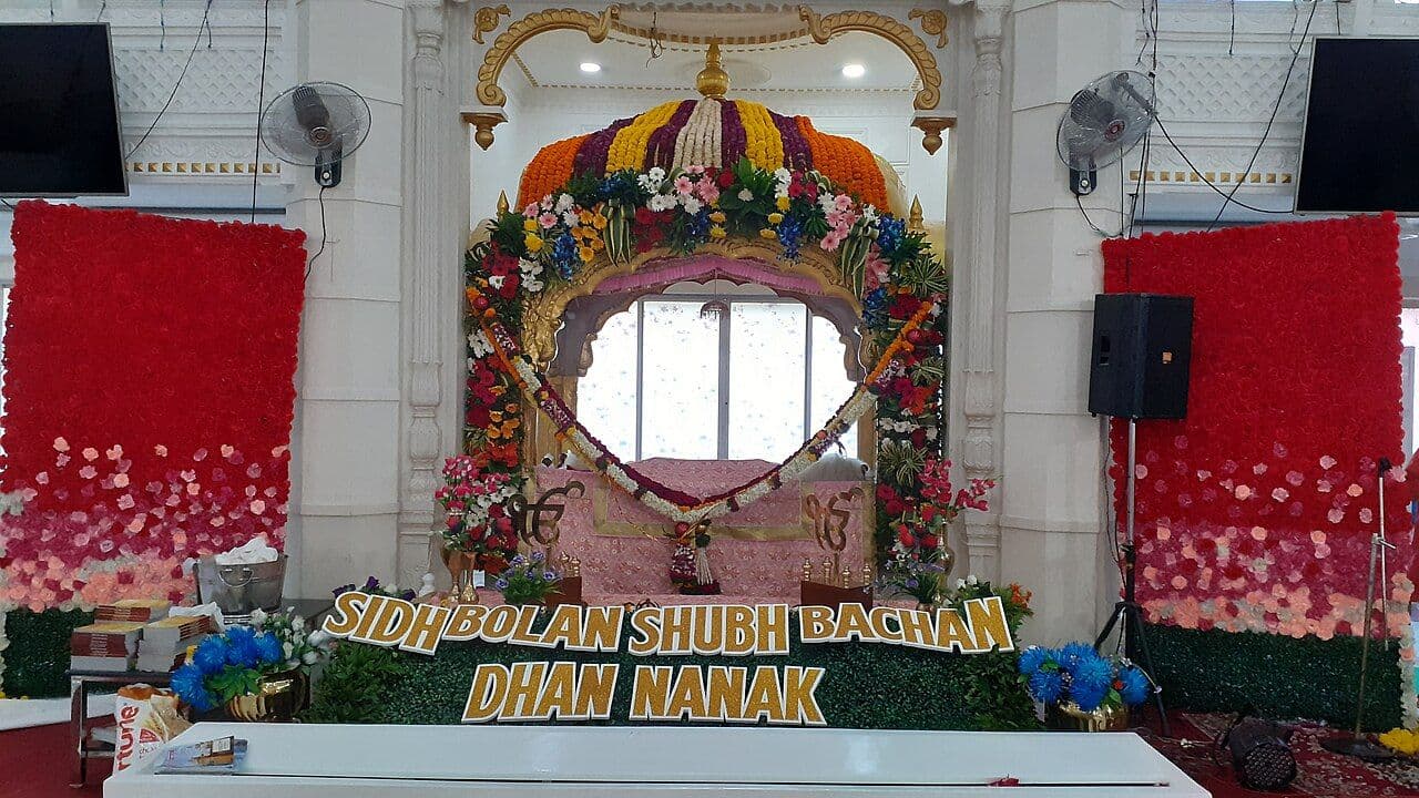 Guru Nanak Jayanti celebration, 2021, at a gurdwara in Pune