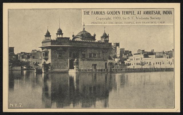 The famous Golden Temple, at Amritsar, India