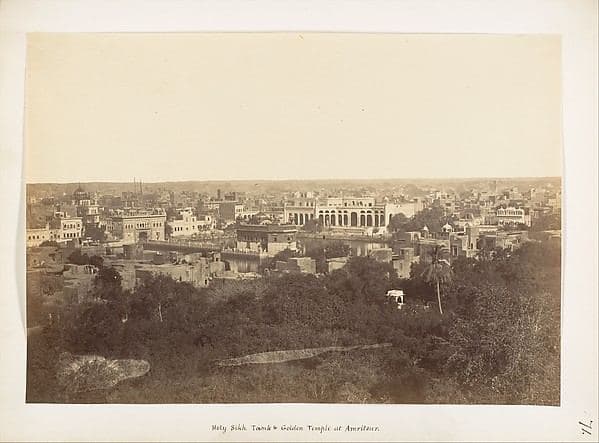Holy Sikh Tank and Golden Temple at Amritsar