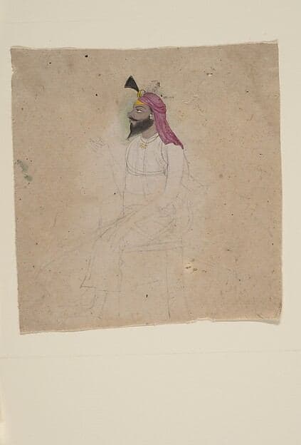 Portrait of a Sikh Noble